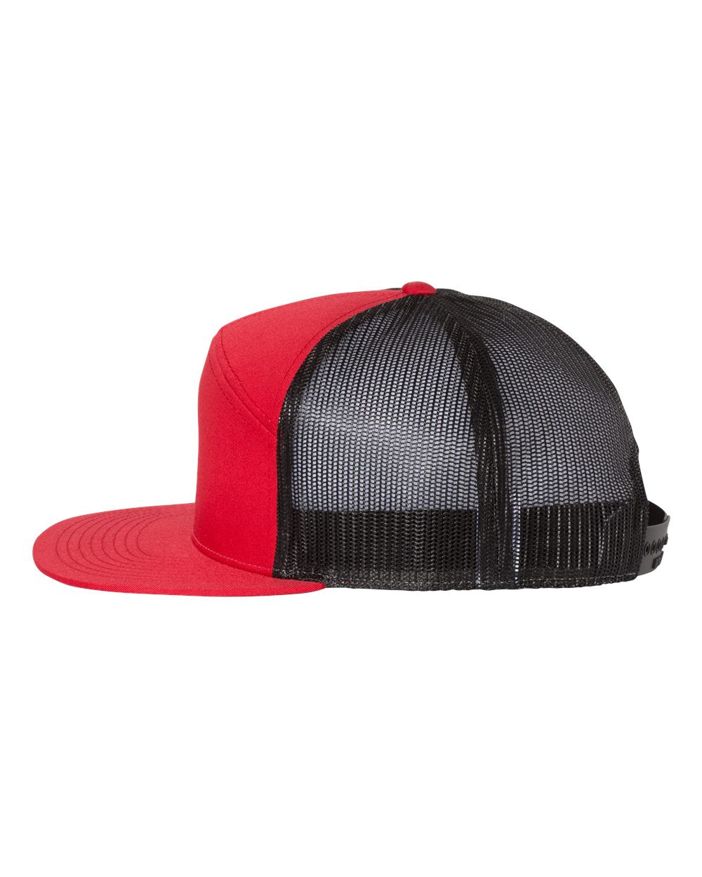 HV 7 Panel Patch Hat Red/Black