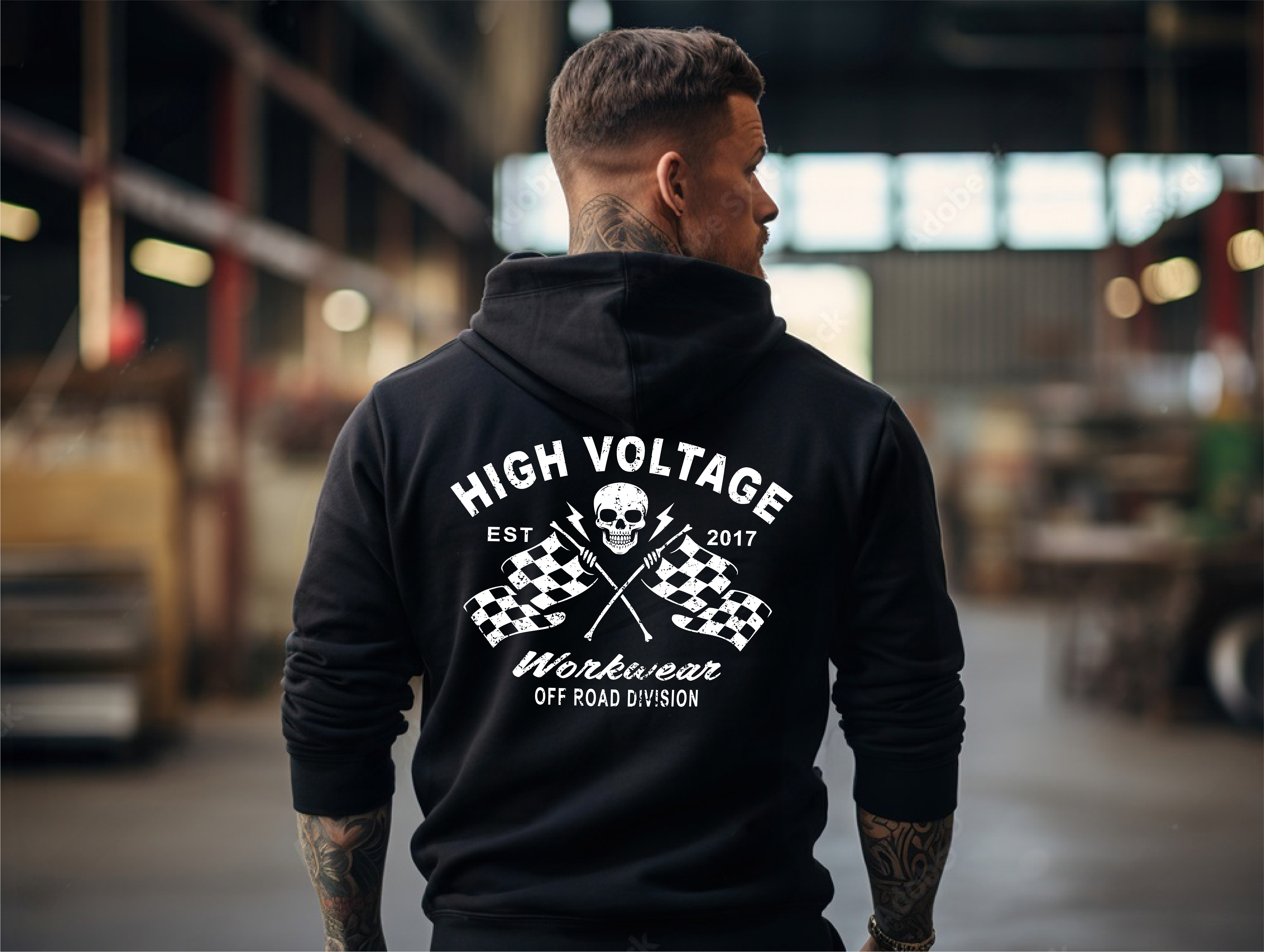 Racing Flags Full Zip Hoodie