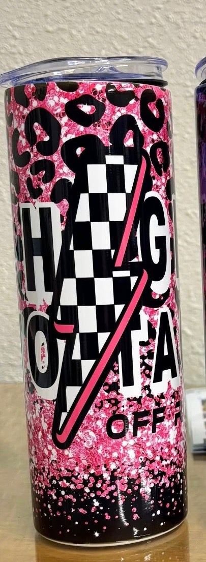 Hot Pink Cheetah Tumbler