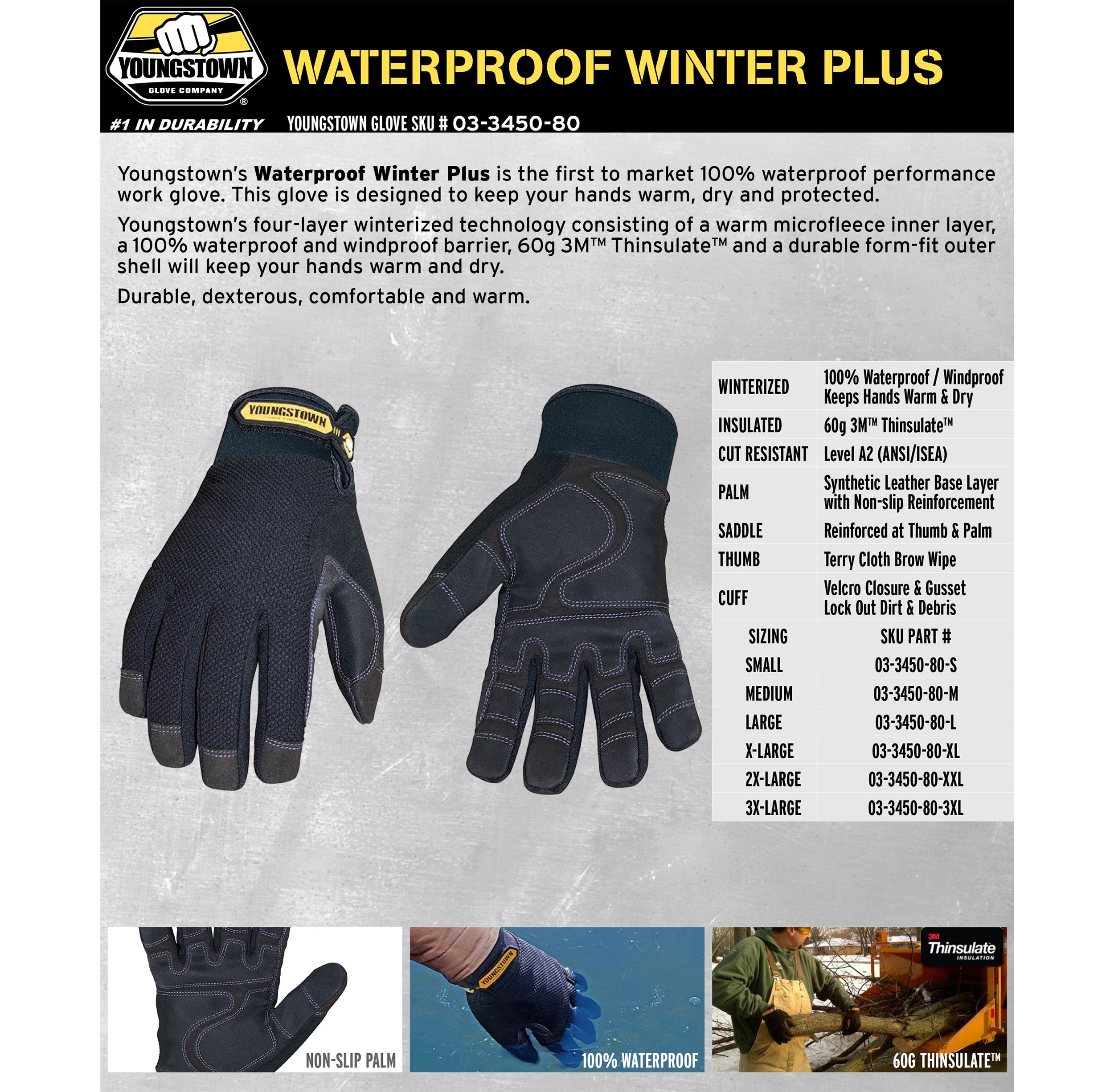 Youngstown Waterproof Winter Glove